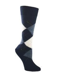 Alpaca Direct Argyle Dress Socks Navy - Alpaca Direct